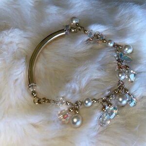 Custom Crytal Bracelet with Authentic Water Pearls